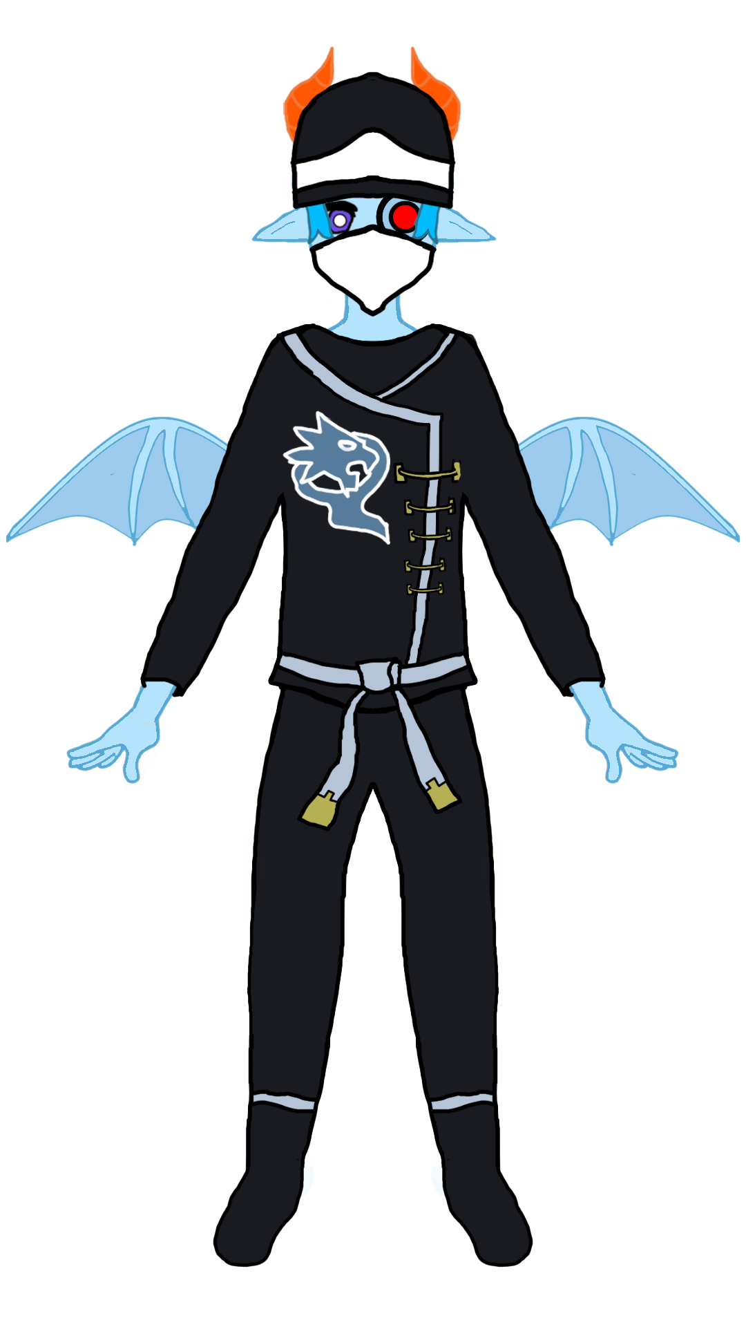 NAMUKIMERAVT DISEÑO CONCEPTUAL (ROPA NINJA HIELO ENCAPUCHADO)